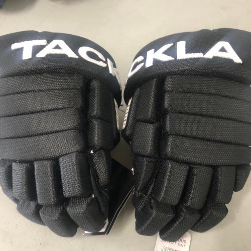 NEW TACKLA 3000 11” & 12" black hockey gloves