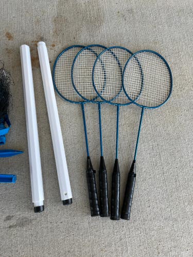 Used Spalding Badminton Set