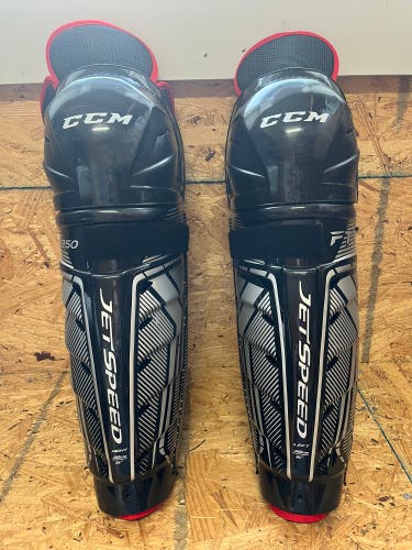 Used CCM JetSpeed FT350 Shin Pads