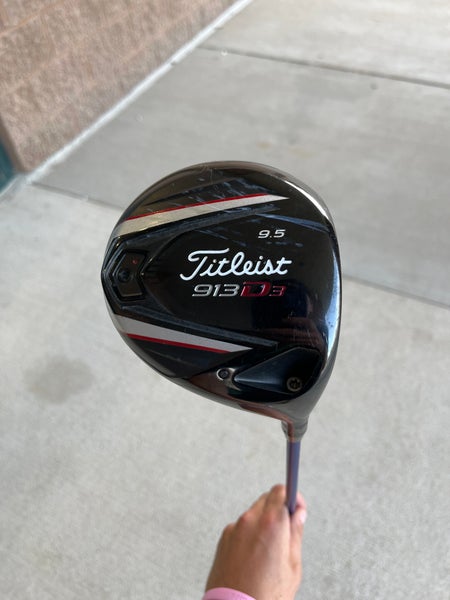 Used Men's Titleist 913D3 Right Driver Stiff 9.5