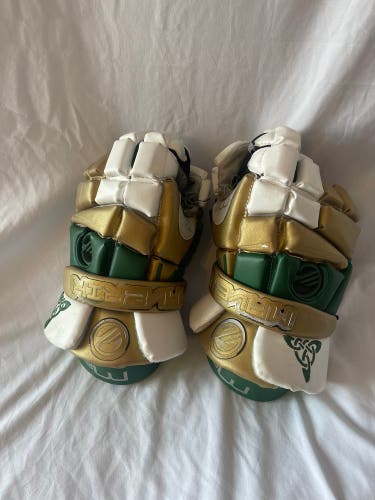Gold Maverik 13" M3 Lacrosse Gloves
