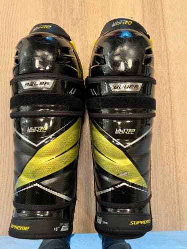 Bauer Supreme Ultrasonic Shin Pads 15"