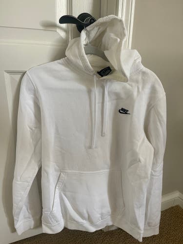 White New Large Nike Sweatshirt
