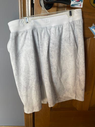 White Large Lululemon Shorts