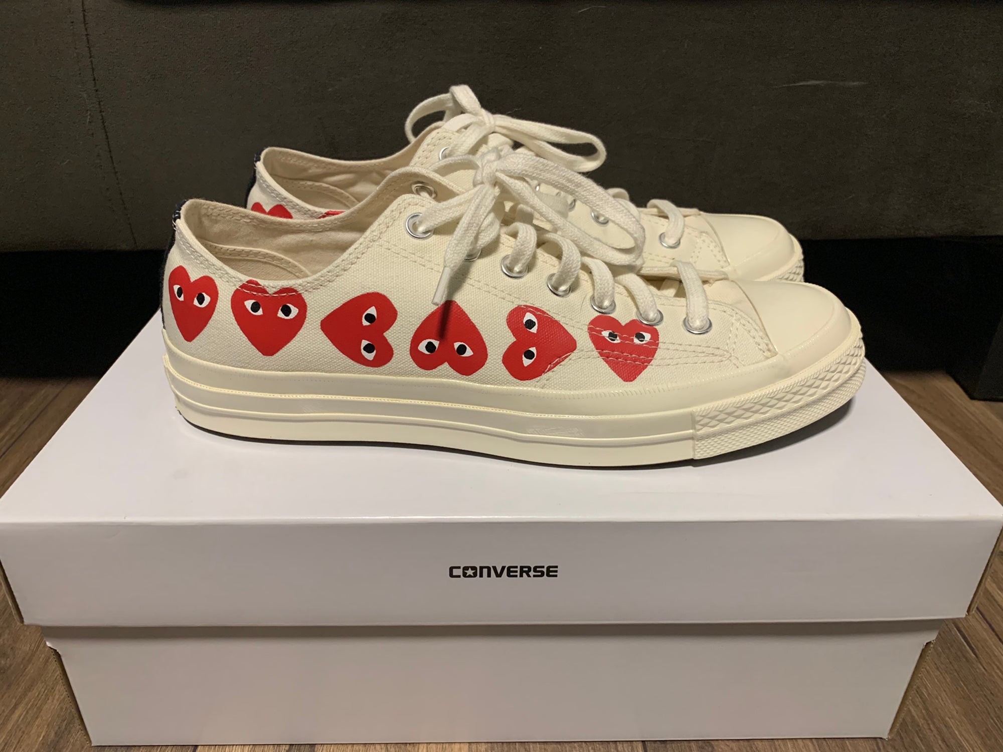 Barely Converse x CDG “Multi Heart”- Size 9 SidelineSwap