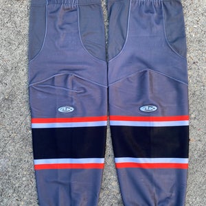 AK Edge Style Pro Stock Hockey Socks Dark Grey KC Mavericks 4128