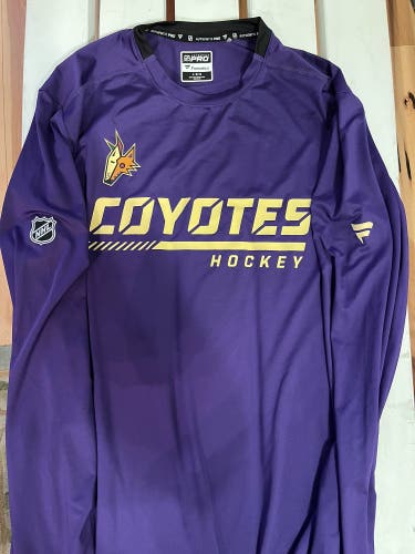 Arizona Coyotes Reverse Retro Special Edition Fanatics Authentic Pro Long Sleeve shirt Large