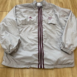 Adidas Climalite Texas A&M University Full Zip Track Jacket, Size Adult XL
