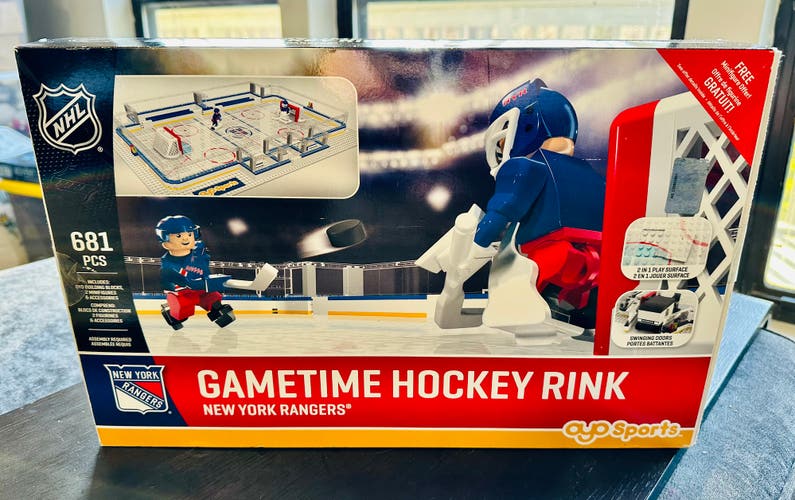 OYO Gametime Hockey Rink NHL NYR New York Rangers NIB
