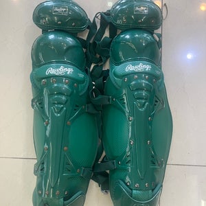 New Rawlings LG950Z Pro Green Adult Leg Guards