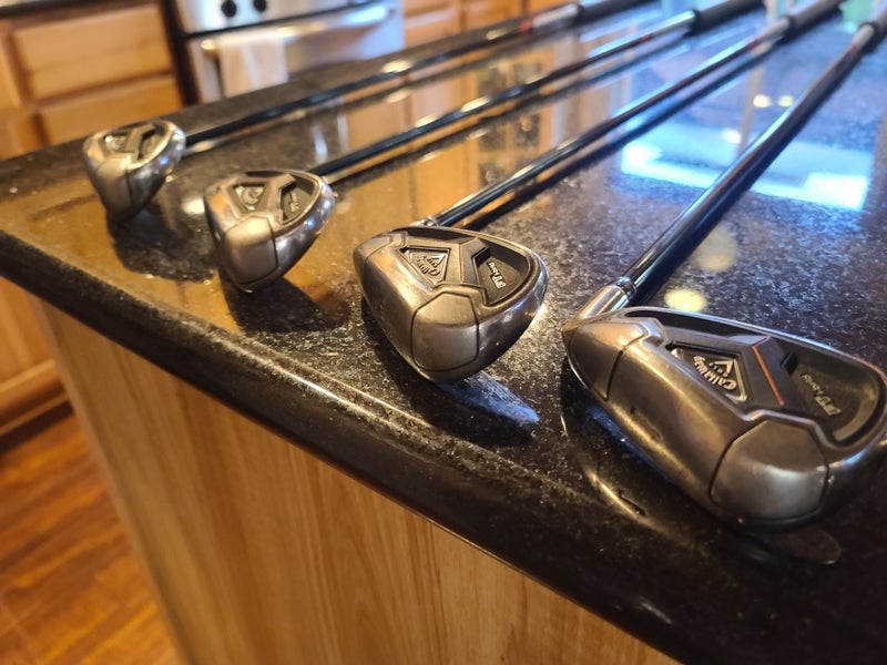 Used Men's Callaway Right Handed FT Iron Set Regular Flex 8 Pieces Graphite Shaft