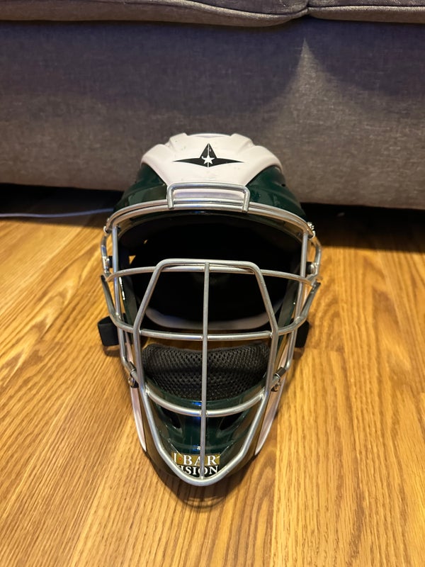 New All-Star Light Blue and Black MVP2500 Catcher's Helmet | SidelineSwap