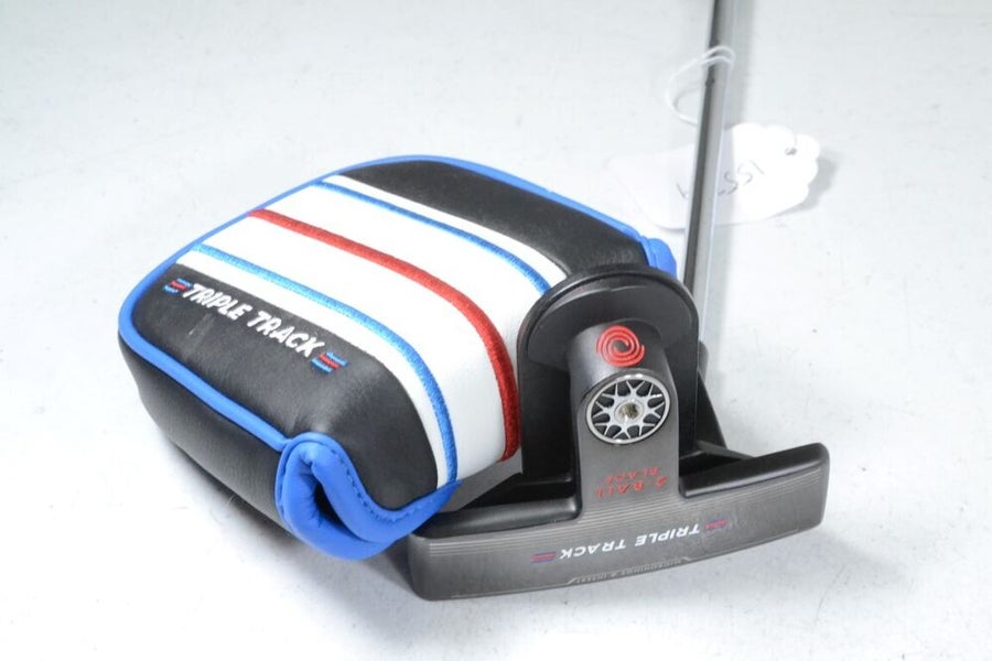 LEFT HANDED Odyssey Triple Track 2-Ball Blade 34" Putter Steel # 155229