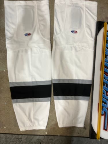 White New Large Athletic Knit  Socks