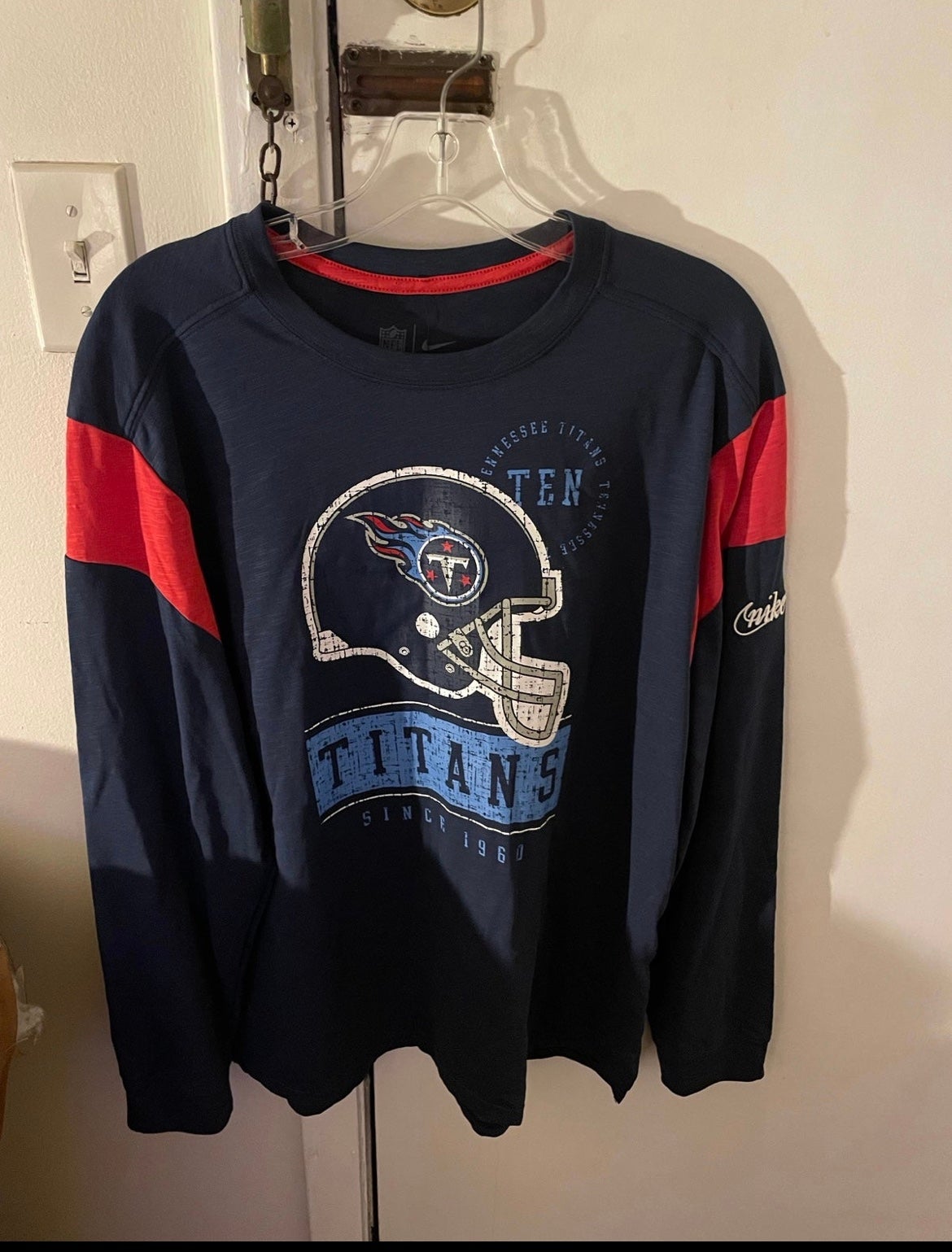 Tennessee Titans Nike Men's NFL Retro LS Tee XL