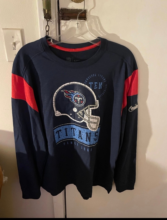 Tennessee Titans Nike Men’s NFL Retro LS Tee XL