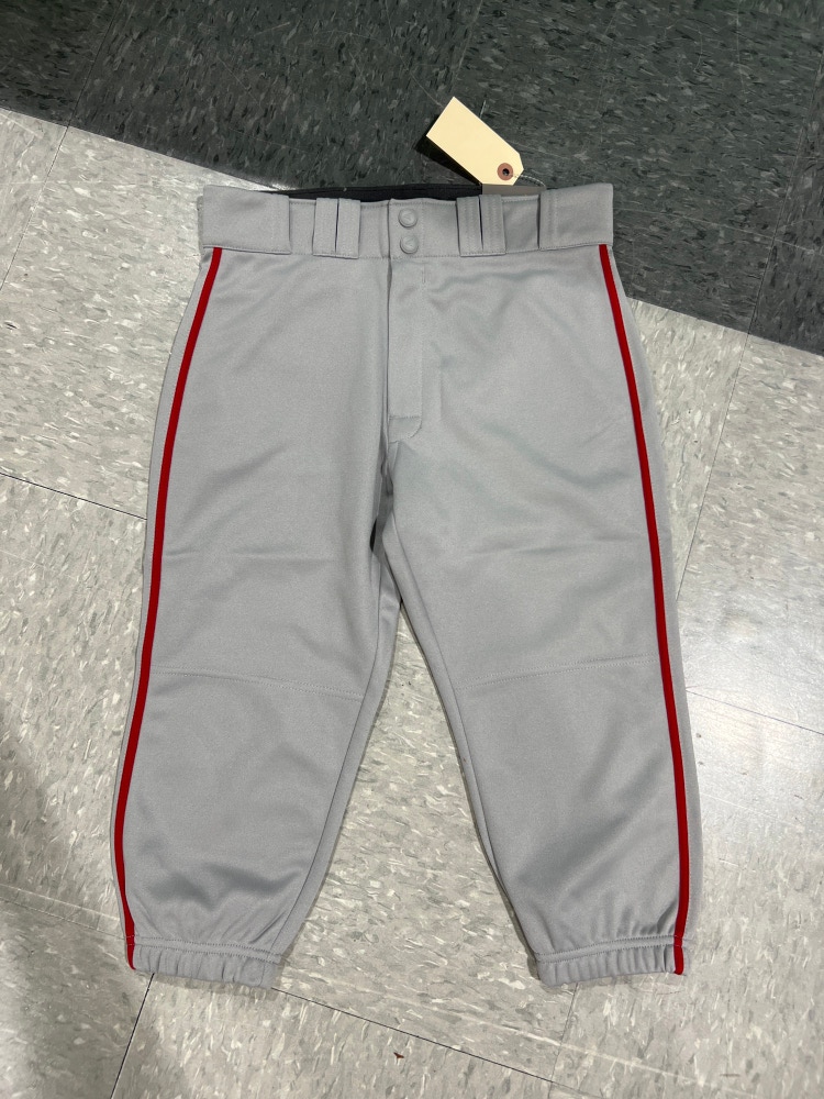 Gray Youth New Large Easton Game Pants
