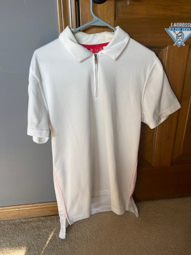White New Men's Puma Golf Shirt