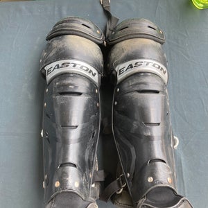 Used Intermediate Easton Catcher's Leg Guards