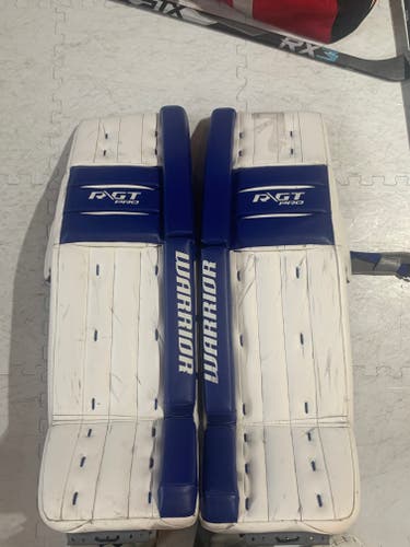Used 36" + 1.5" Warrior Ritual GT Pro Goalie Leg Pads Pro Stock