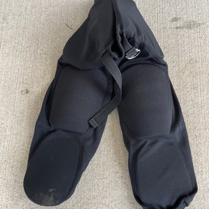 Black Youth Men's Used Large Russell Athletic Game Pants