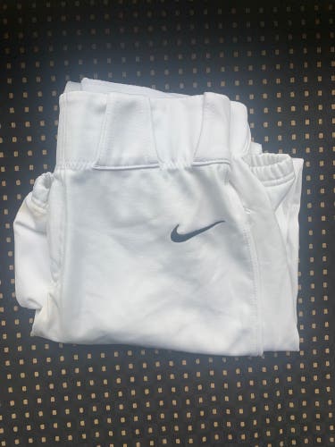 White Youth XL Nike Game Pants