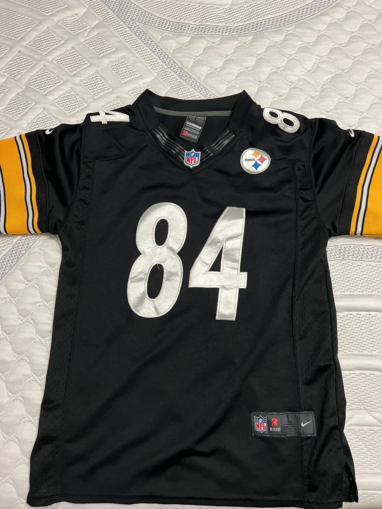 Antonio Brown Pittsburgh Steelers Nike Youth Team Color Game Jersey - Black