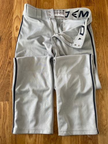 Gray Used Medium Easton MAKO  Game Pants