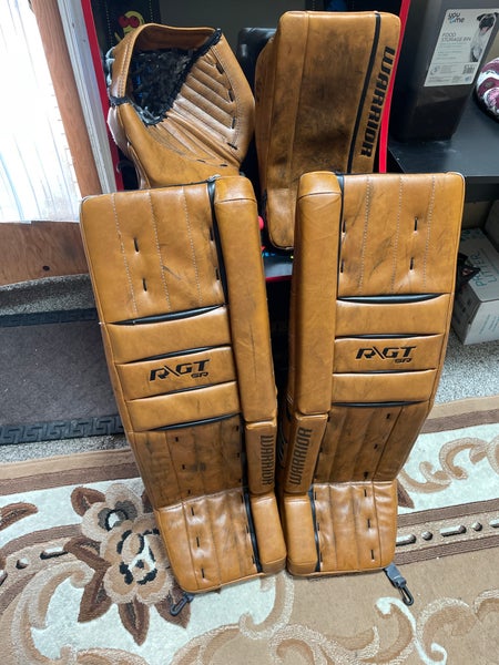 Retro Warrior R/GT Goalie Pads with Blocker/Glove