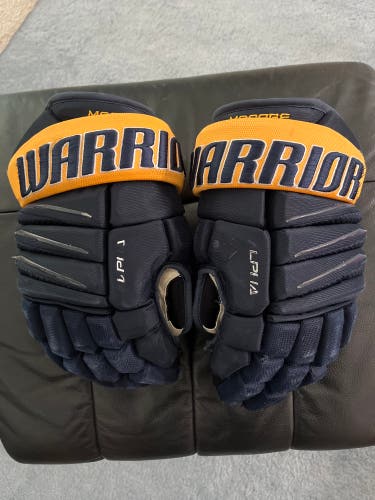Pro Stock Hockey Warrior Alpha 13” Hockey Gloves Buffalo Jake McCabe