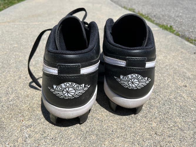 Black Men's Molded Cleats Jordan