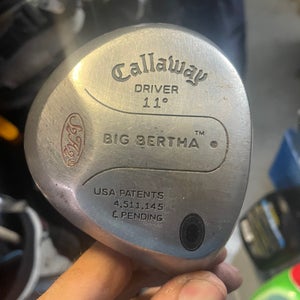 Callaway Big Bertha Driver 11 Deg In Right Hand