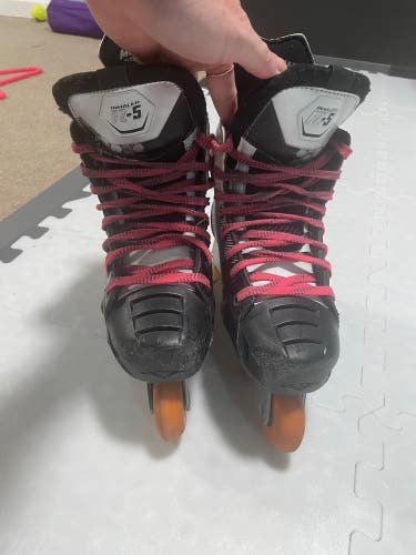 Used Mission Regular Width Size 4 Inhaler FZ-5 Inline Skates