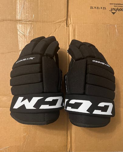 Black CCM 13" Jetspeed FT455 Gloves