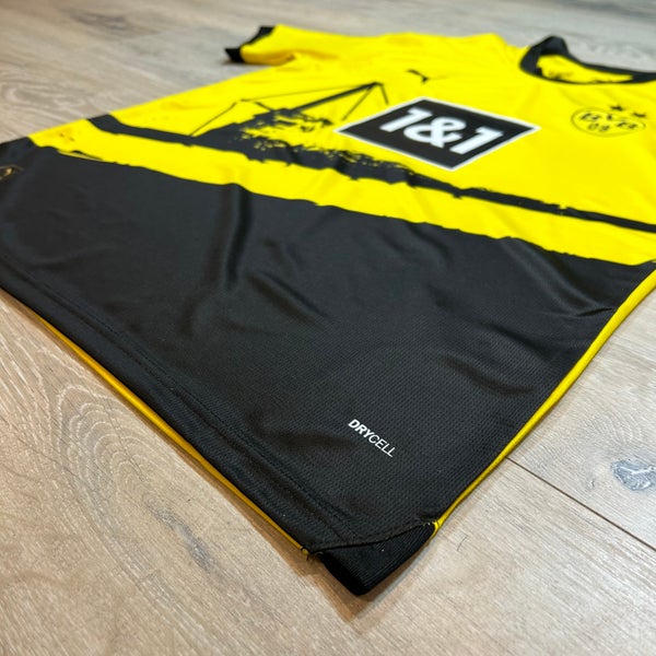 Borussia Dortmund 2020 - 2021 Home Puma Jersey BVB 09 Medium Yellow 1&1  Drycell