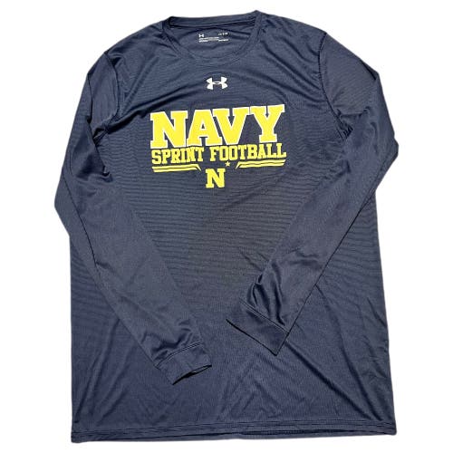 Under Armour Navy Sprint Football Long Sleeve Shirt