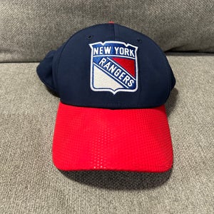 New York Rangers Adidas Locker Room HAT Lindy Ruff Coach Player Team Issue