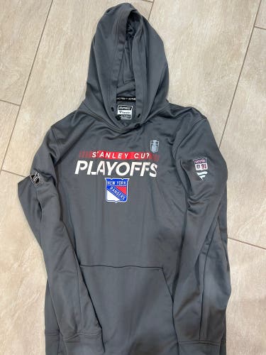 Sammy Blais New York Rangers Team Player Issued Fanatics Authentic Pro Playoff Hoodie Extra Large