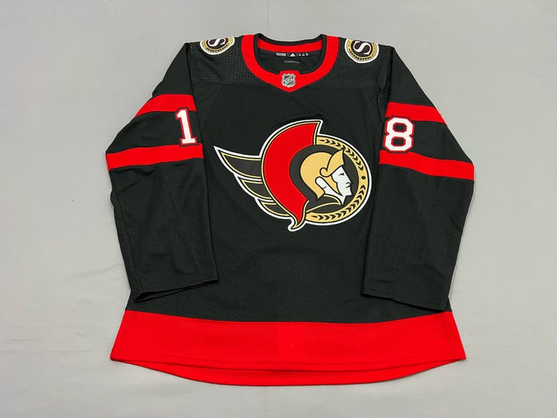 Ottawa Senators Tim Stutzle Home Black Adidas Authentic Jersey - 50