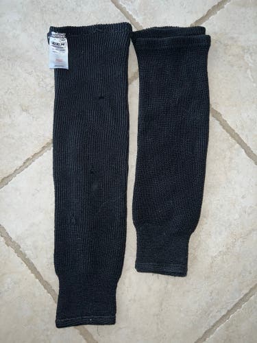 Black Used Pair Large CCM Socks