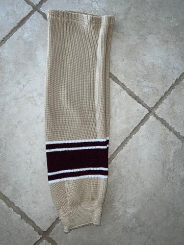 Maroon And Gold Used Large  Socks