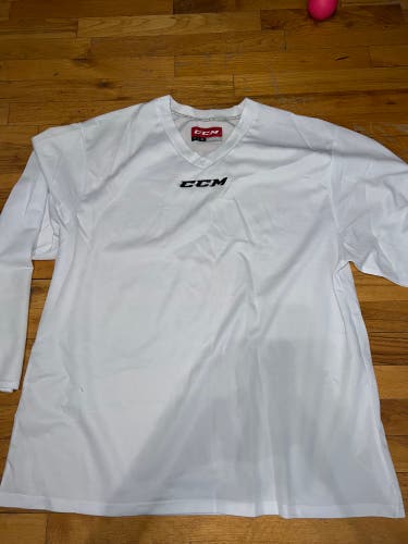 White New Large CCM Jersey