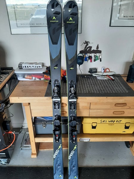 Used Men's 2022 Dynastar 171 cm All Mountain Speed 963 Konect Skis With Bindings Max Din 12