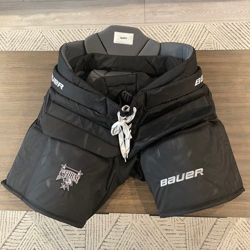 Used Large Bauer Pro Stock Hockey Goalie Pants