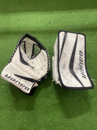 Bauer Reactor 9000 Glove+Blocker Set (Senior, Used)