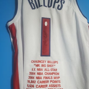 Detroit Pistons Reebok Jersey Basketball Sz M NBA Chauncey Billups