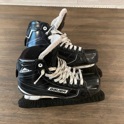 Used Bauer Regular Width  Size 9.5 Supreme S190 Hockey Goalie Skates
