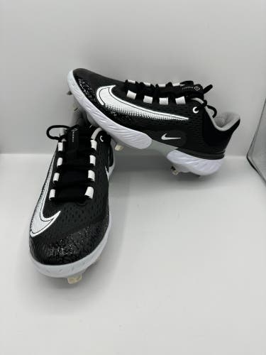 Nike Alpha Huarache Elite 4 Baseball Metal Cleats Black Men’s 8 DJ6521-011 NEW