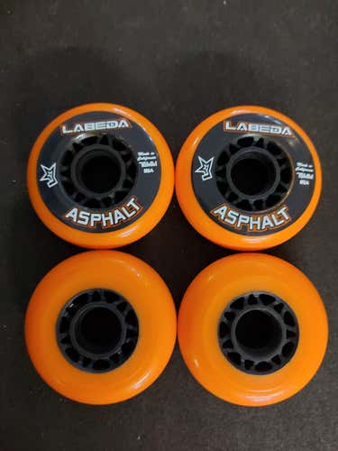 New Labeda Asphalt Orange Wheels (QUANTITY OF 1 = 4 WHEELS)