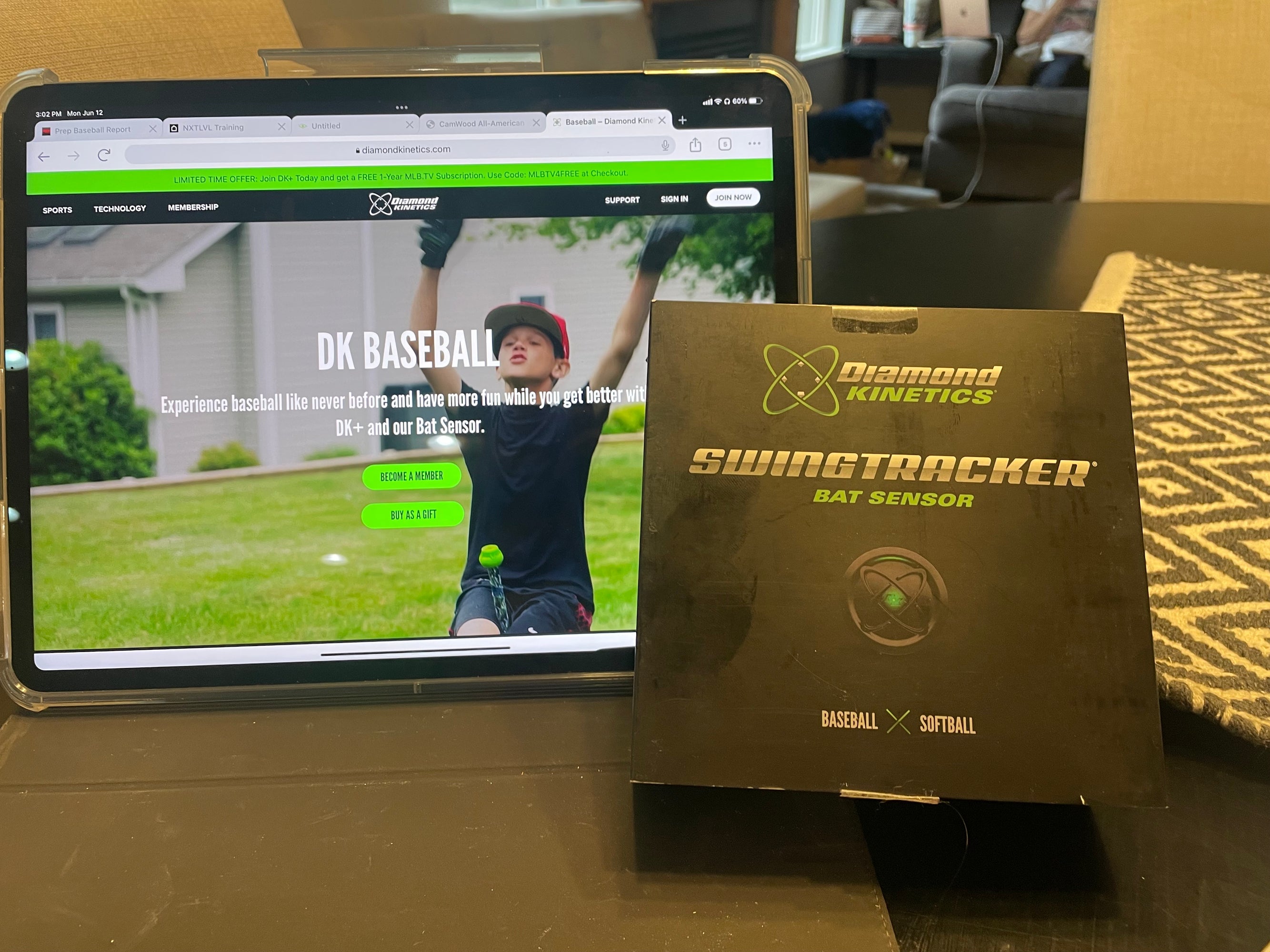 Bat Sensor New Diamond Kinetics Swingtracker Bat Sensor | SidelineSwap